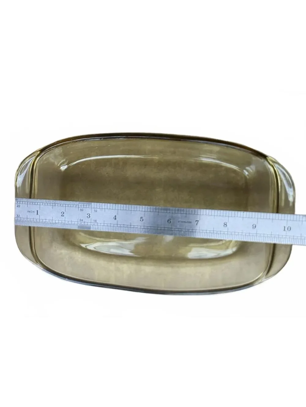 Vintage Dynaware Pyr-O-Rey Amber Glass Baking Dish Mexico 20